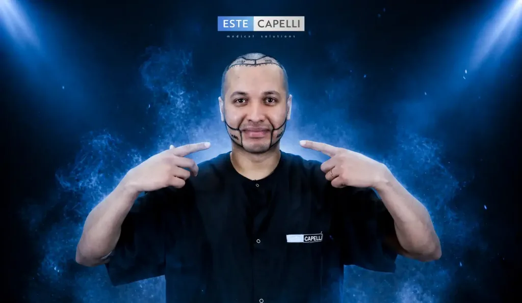 Implante de barba en Chile con técnica FUE turca en EsteCapelli Santiago